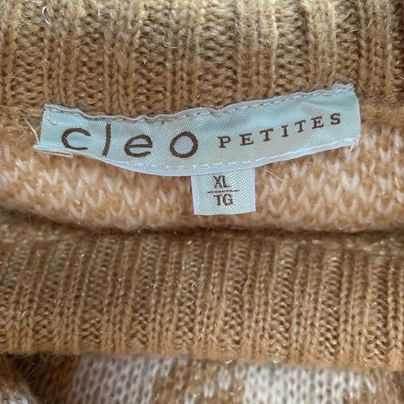Cleo Petites XL Super Soft Houndstooth Sweater - Picture 4 of 6